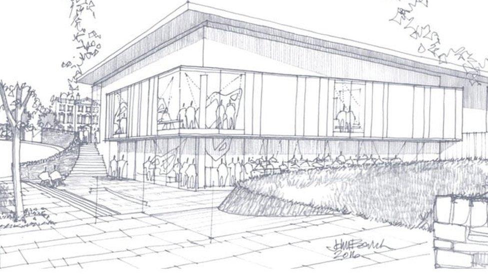 An artist's impression of the gallery