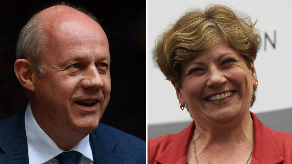 Damian Green and Emily Thornberry