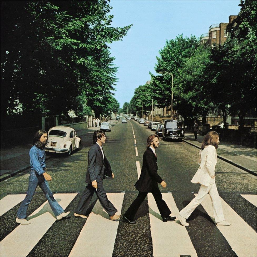 The Beatles Abbey Road album cover