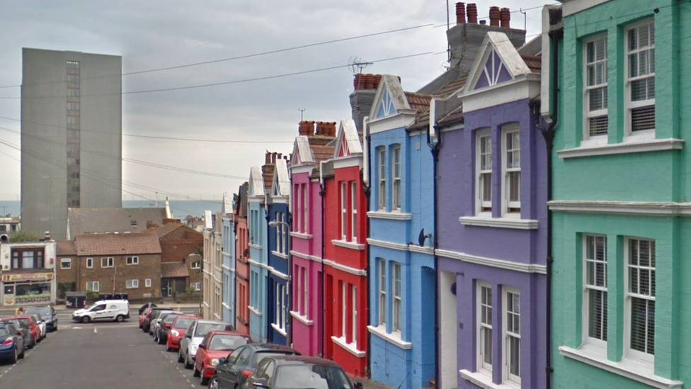 Brighton's bright terraces