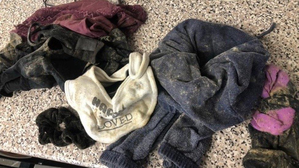 Mould on children's clothes