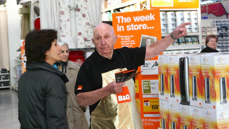 Sydney Prior - B&Q's oldest employee