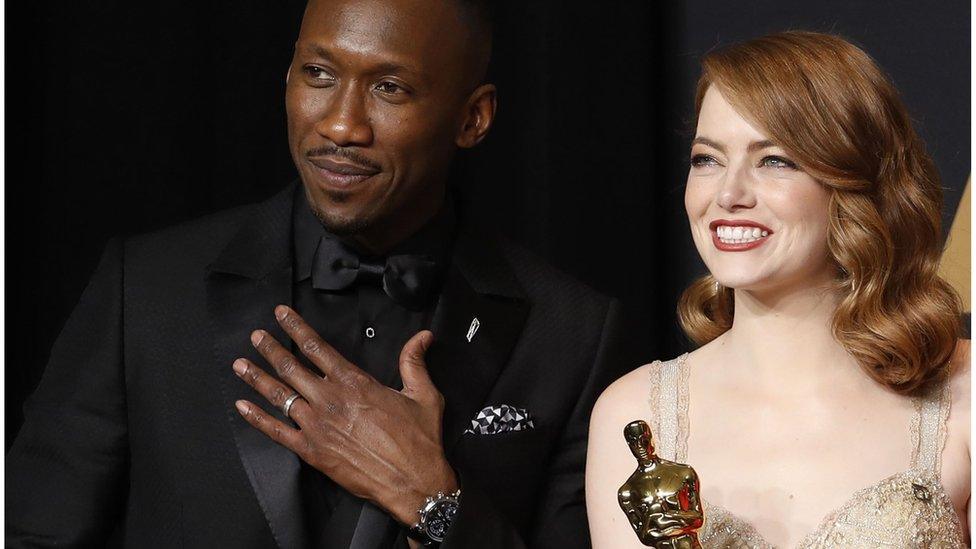 Moonlight's Mahershala Ali and La La Land's Emma Stone