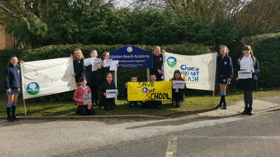 Maiden Beech Academy students