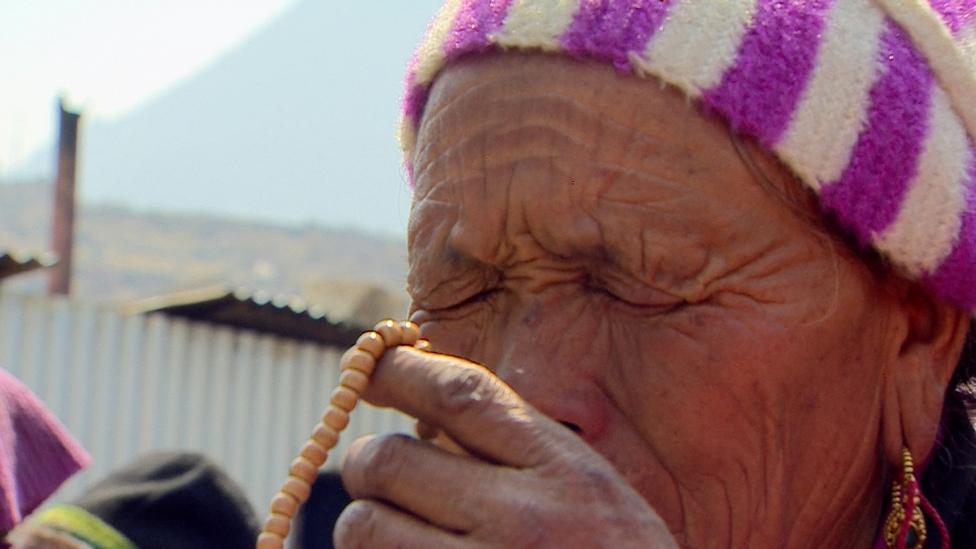 Woman praying