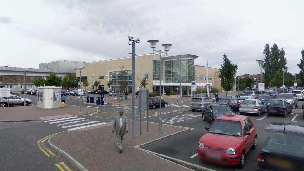 A Google Streetview of Newham University Hospital