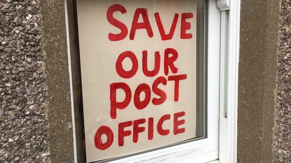 Save Our Post Office sign