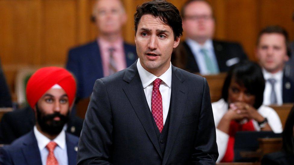 Justin Trudeau in the House of Commons