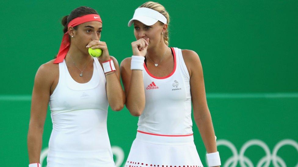 Caroline Garcia and Kristina Mladenovic