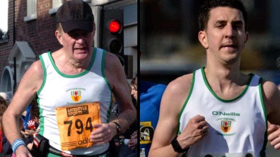 Chris has taken up running in memory of his father