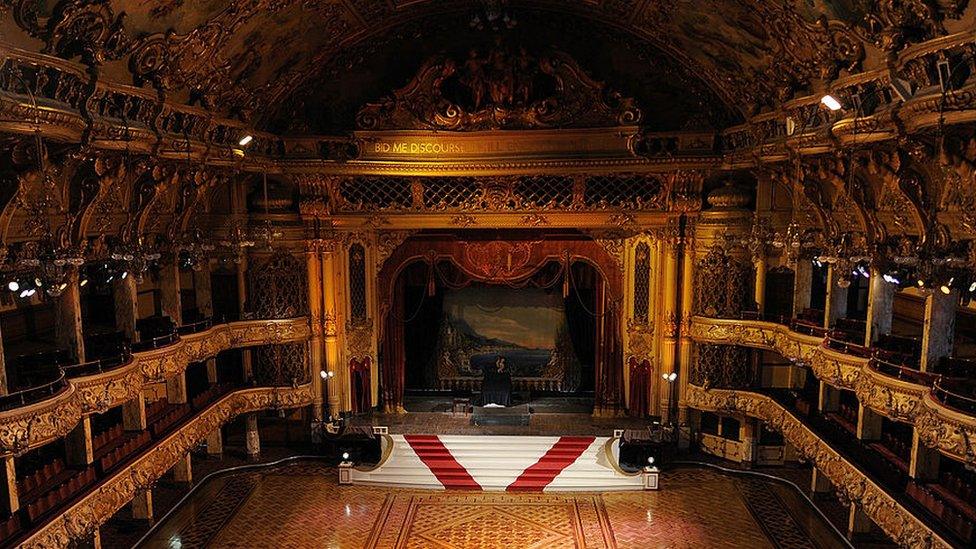 Blackpool tower ballroom.