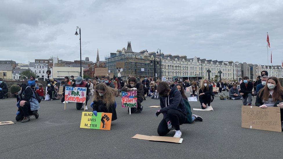 Isle of Man Black Lives Matter protest