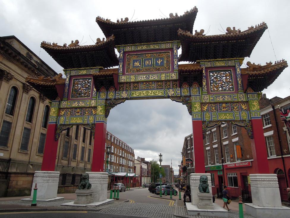 Chinatown in Liverpool