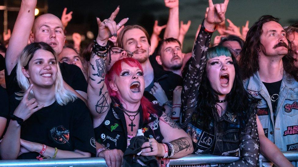 The crowd at Bloodstock