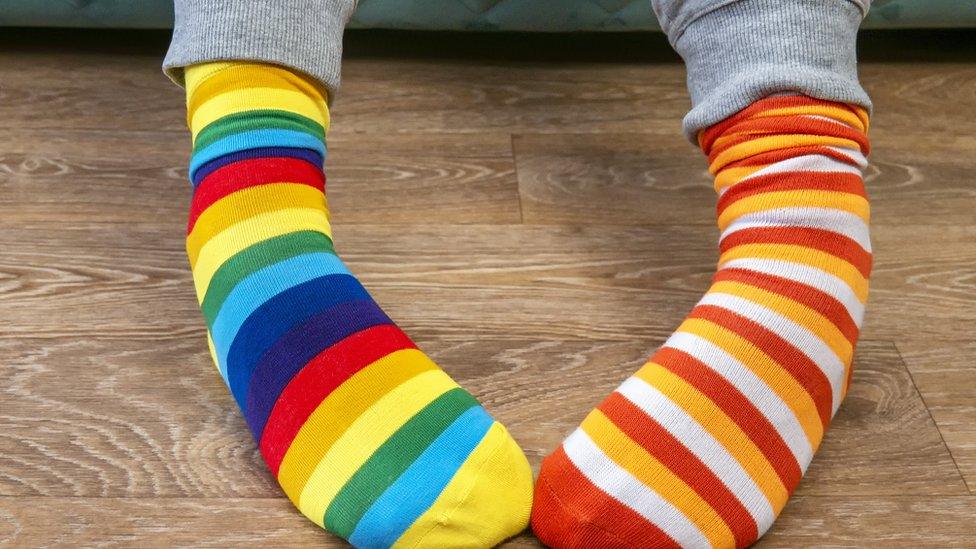 striped odd socks