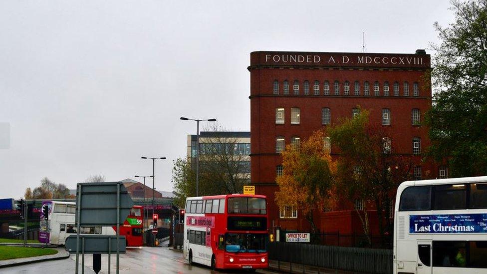 A general view of the Chubb Buildings