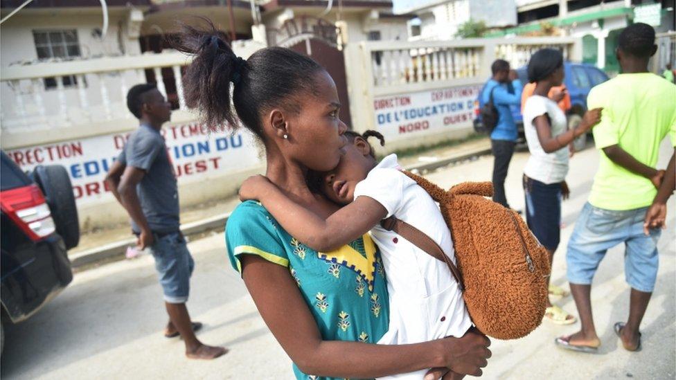 Haitians recover from an earthquake in 2018