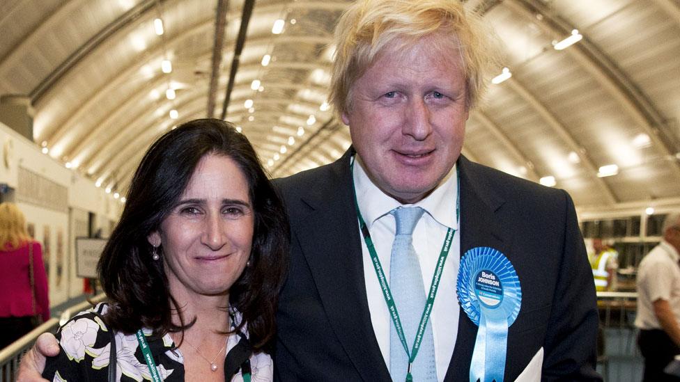 Marina Wheeler and Boris Johnson