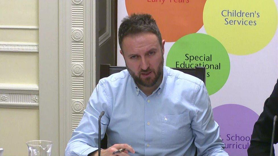 Department for Education Committee Chair Chris Lyttle.