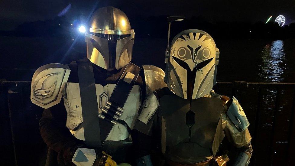 Mandalorians at derry halloween