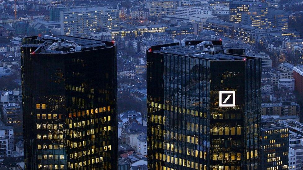 Deutsche Bank offices in Frankfurt