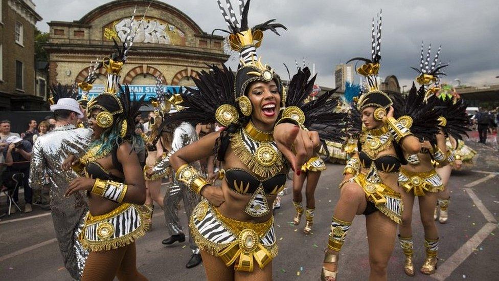 Dancers at carnival