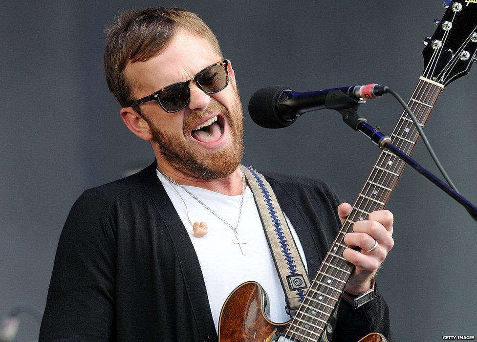 Kings of Leon played the main stage at Big Weekend in Glasgow in 2014