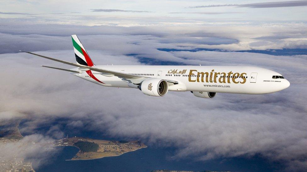 Emirates plane