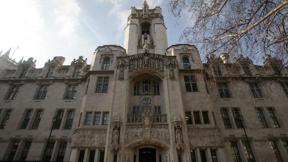 The Supreme Court in Westminster, central London