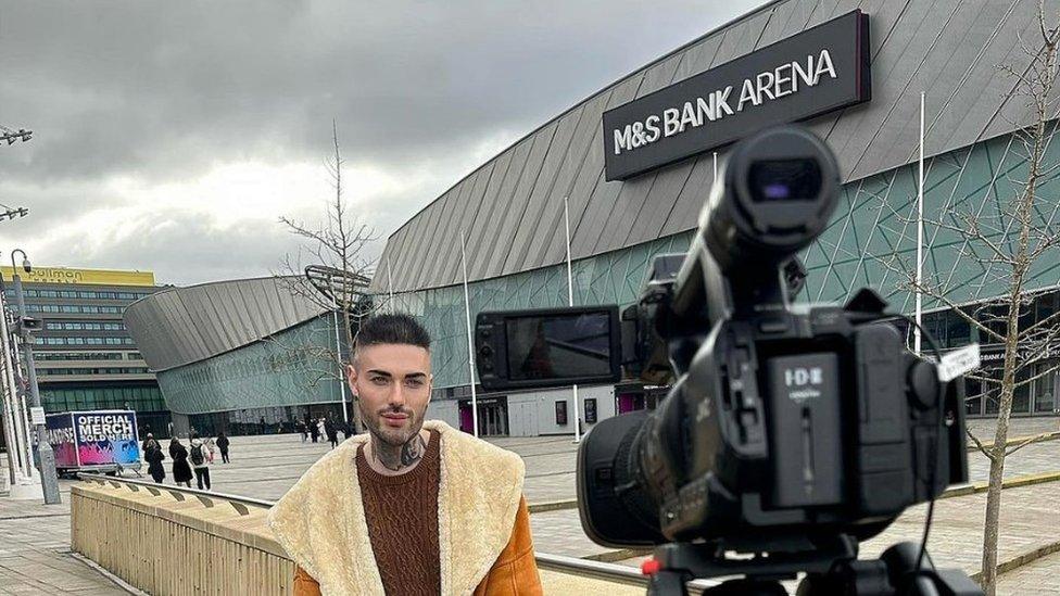 Iwan Steffan at the M&S Bank Arena in Liverpool