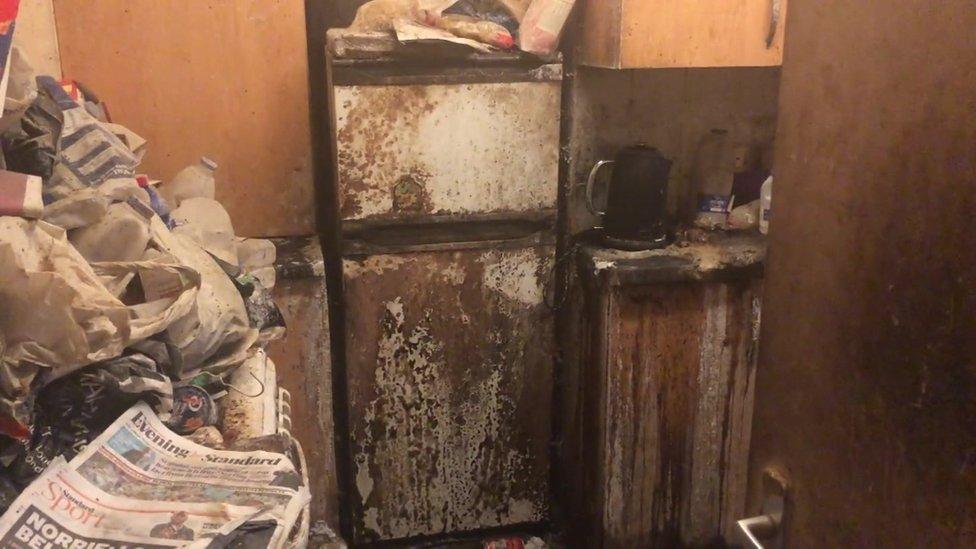 Rotting kitchen