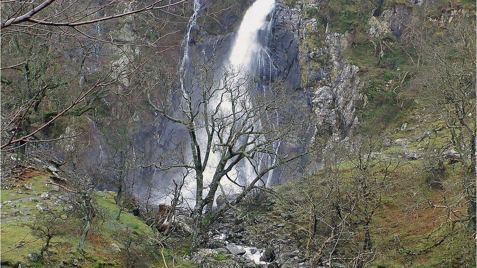 Aber Falls in Gwynedd, taken by Anna Hamblett