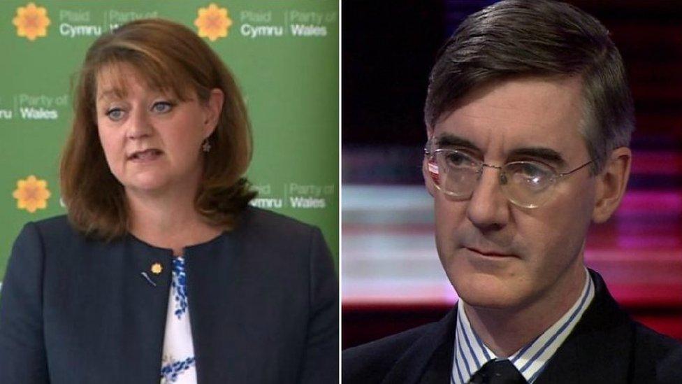 leanne wood a jacob rees-mogg