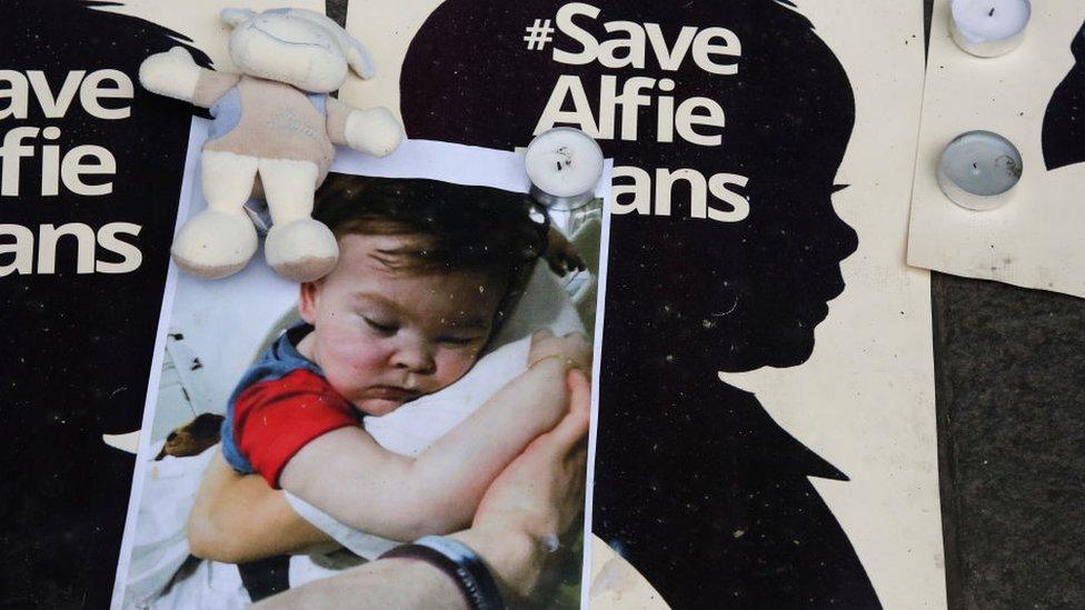 Save Alfie posters