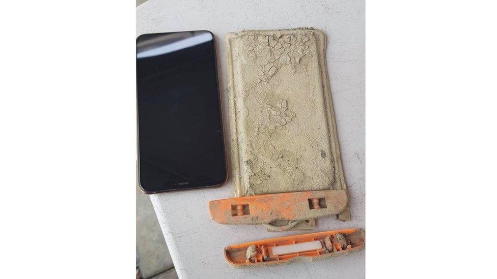 iPhone recovered from Sun Moon Lake