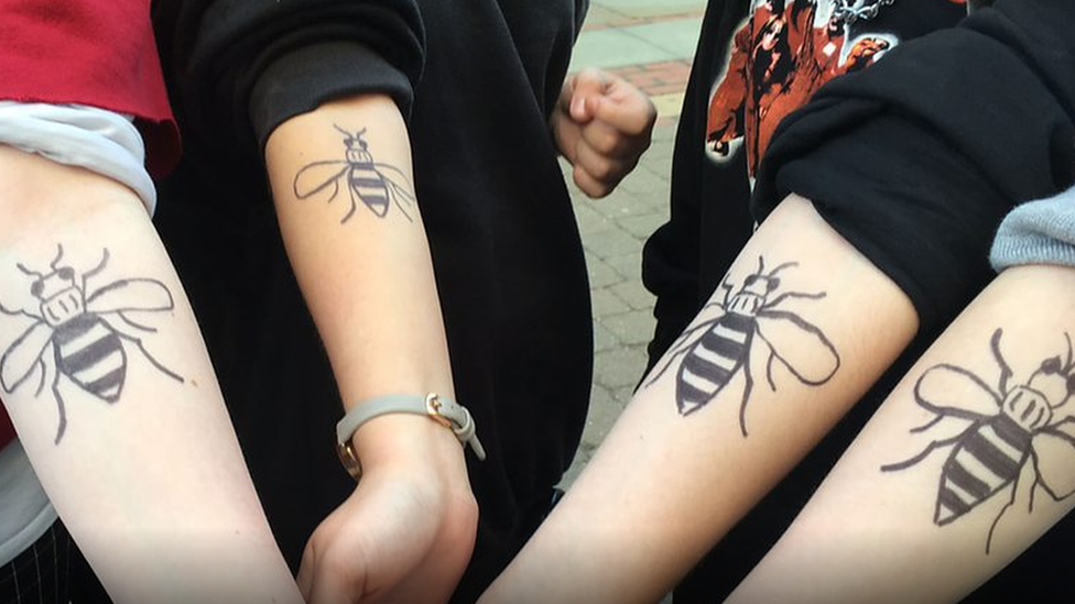 Manchester bee tattoo