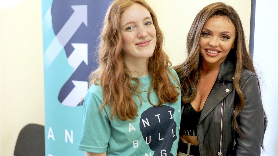 Hannah Adams and Jesy Nelson