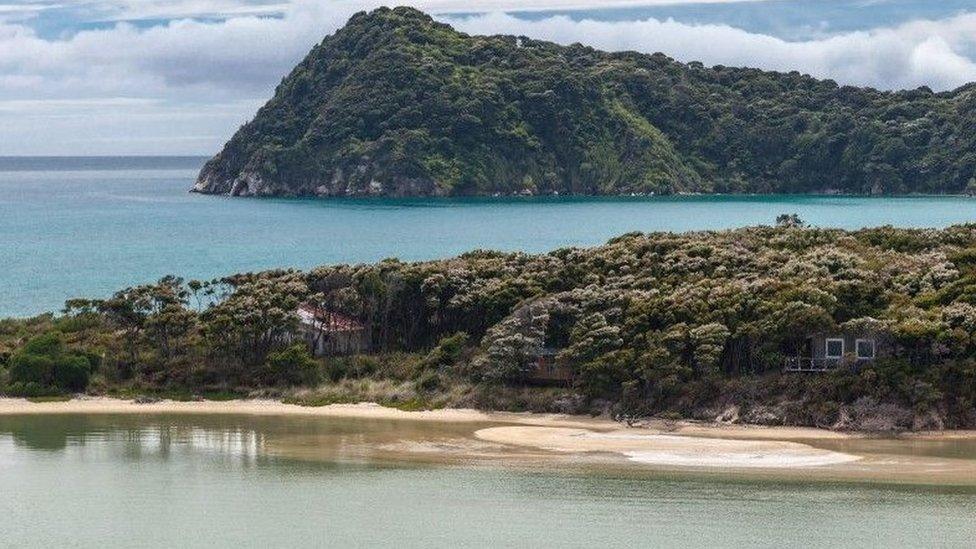 Image of Awaroa Inlet on New Zealand's South Island - February 2016