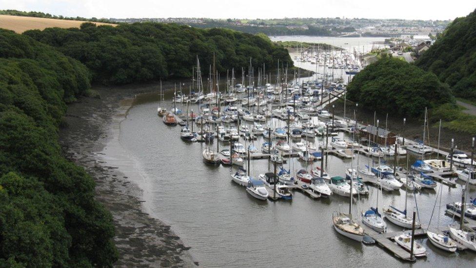 view of Neyland Marina