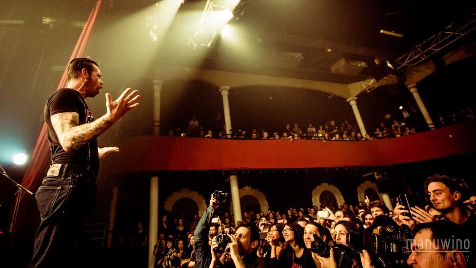 Eagles of Death Metal performing at the Bataclan in Paris