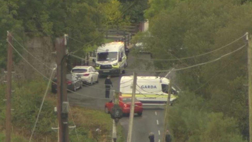 Gardaí in Cavan have cordoned off an area of land in County Cavan