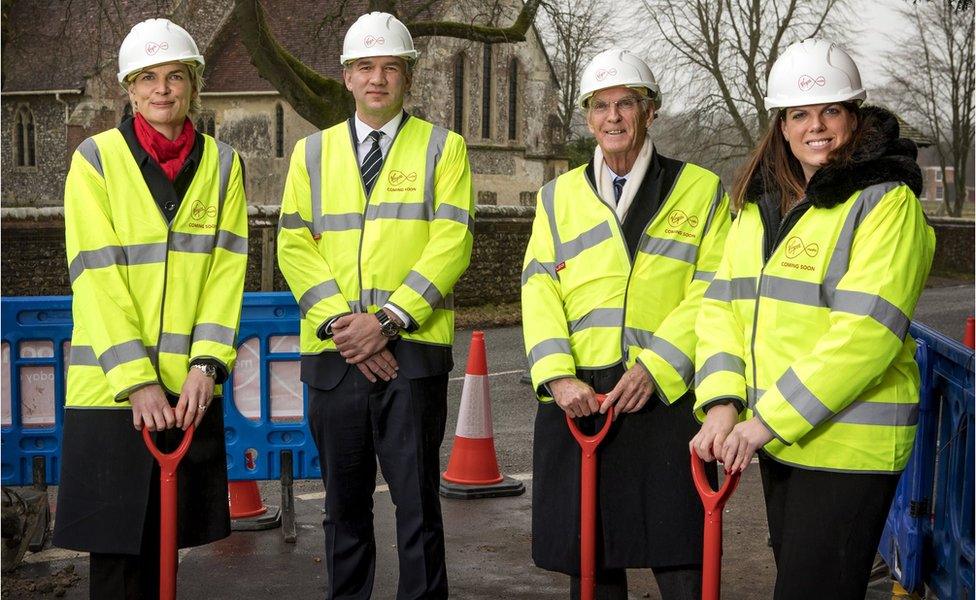 Cate Bell, Rob Evans, Cllr Mel Kendal, Caroline Nokes MP