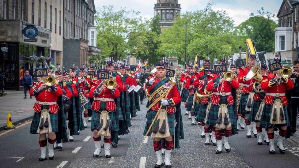 Armed Forced Day parade Edinburgh