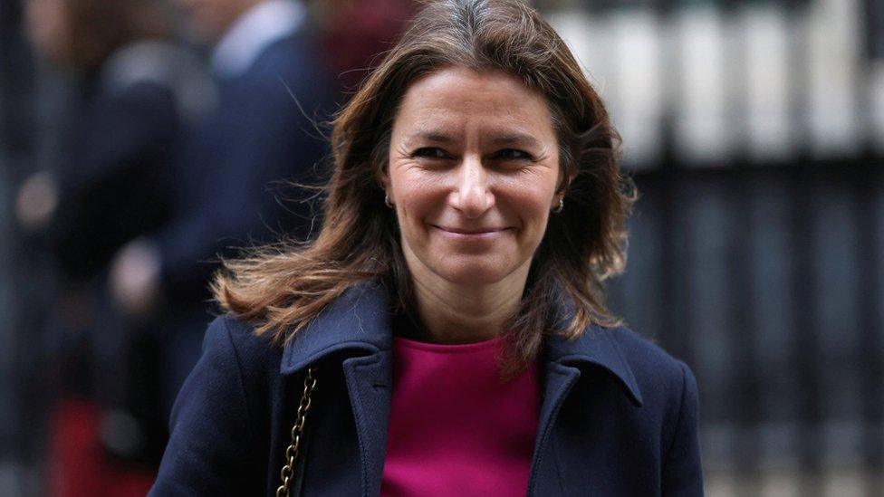 Culture Secretary Lucy Frazer leaves 10 Downing Street following a Cabinet meeting in London, Britain, November 14, 2023