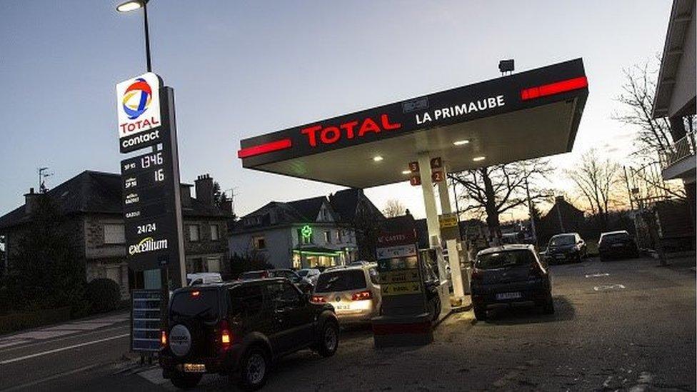 Total petrol station