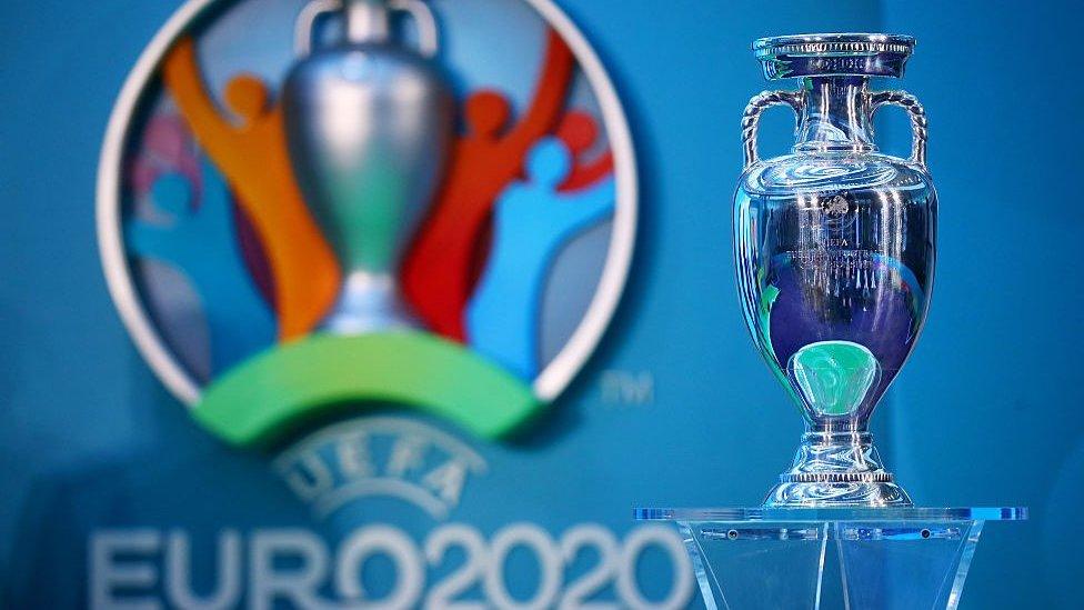 The Euro 2020 trophy