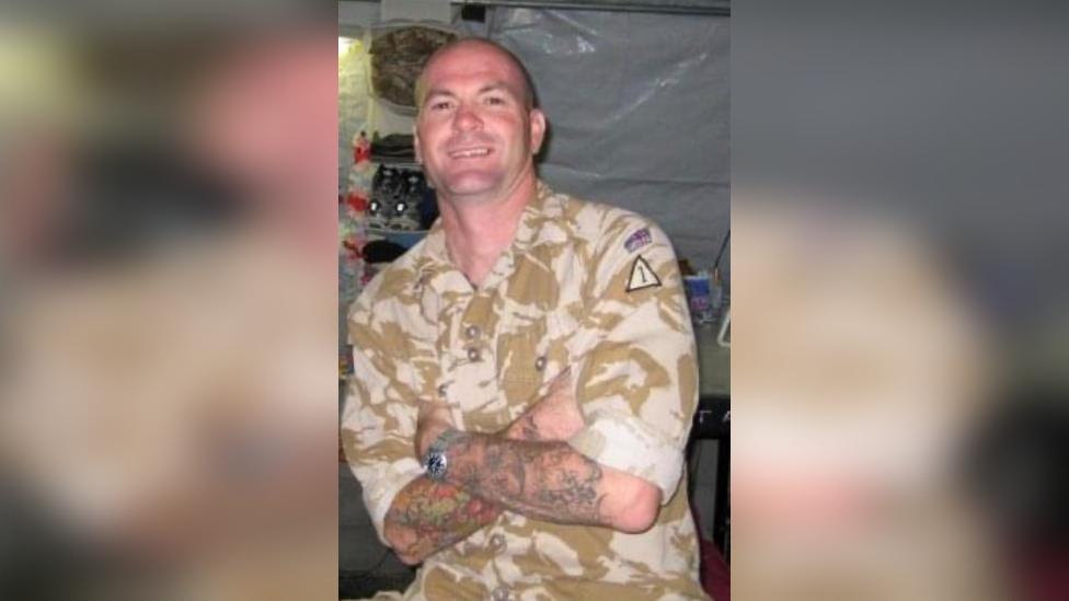 Undated family handout photo of Platoon Sergeant Spencer Beynon, 43, from Llanelli, South Wales who who died after being Tasered by Dyfed-Powys Police officers in Llanelli on July 14 2016. Issue date: Thursday October 7, 2021.