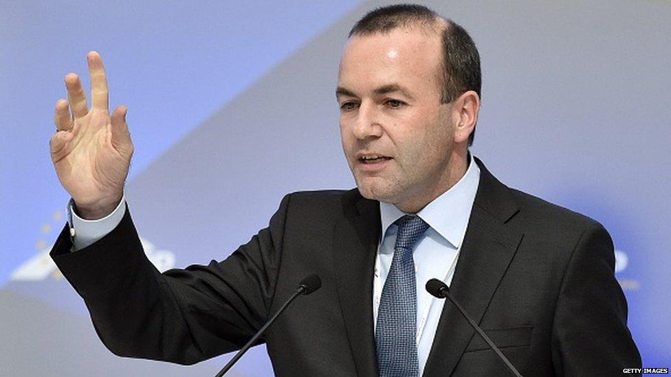 German MEP Manfred Weber