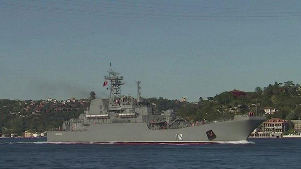 A file image of the Novocherkassk warship