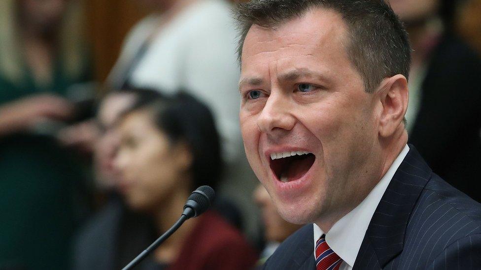 Peter Strzok testifies before Congress.